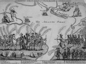 Triumph der Freiheit oder der Untergang der Unterdrückung von American School