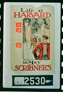 Leben an der Harvard, Plakat für die Maiausgabe von Scribners Magazine