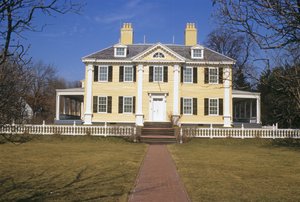 Longfellow National Historic Site, erbaut 1759 von American School