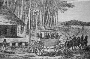 Postkutsche, Illustration aus 