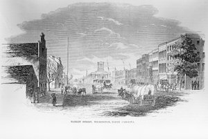 Market Street, Wilmington, North Carolina, 24. Februar 1855
