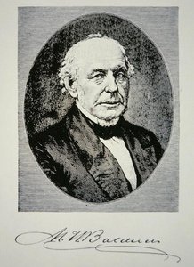 Matthias William Baldwin (1795-1866) Gründer der Baldwin Locomotive Works im Jahr 1831