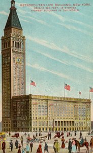 Metropolitan Life Building, New York, ca. 1909-13