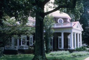 Monticello, entworfen von Thomas Jefferson