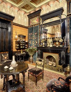 Maurisches Rauchzimmer, Das John D. Rockefeller Haus, ca. 1864-81