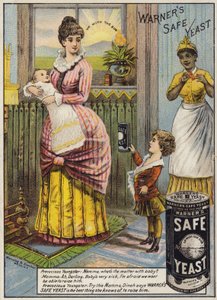 Mutter wiegt Baby von American School