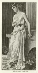 Myrtis, römisches Blumenmädchen von American School
