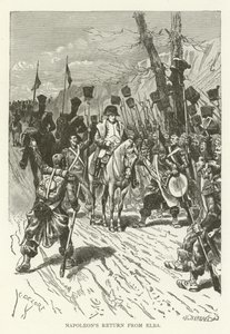 Napoleons Rückkehr von Elba von American School