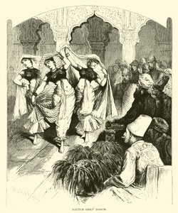 Tanz der Nautch-Mädchen von American School