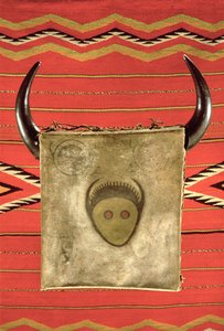 Navajo-Büffelmonddecke aus Arizona von American School