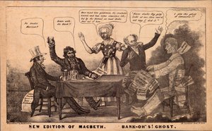 Neue Ausgabe von Macbeth. Bonk-Ohs! Geist, 1837 von American School