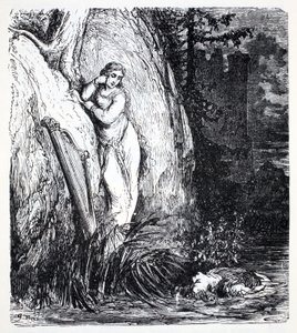 Nixen, aus Der Weltführer zu Gnomen, Feen, Elfen und anderen kleinen Leuten von Thomas Keightley (1789-1872) veröffentlicht 1880