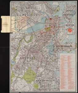 Offizielle Karte von Boston von American School
