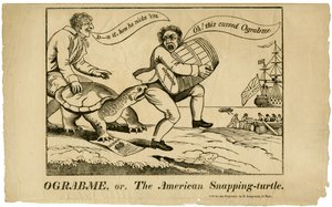 Ograbme, oder Die amerikanische Schnappschildkröte, 1808 von American School