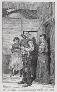 Arbeitslos, Eine Familie und Zuhause eines Hafenarbeiters von American School