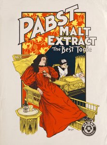 Pabst Malzextrakt, das "Beste" Tonikum, Pabst, Milwaukee, ca. 1880er-1890er von American School