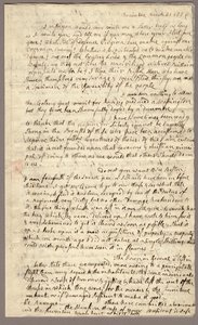 Seite 1, Brief von Abigail Adams an John Adams, 31. März - 5. April 1776 (Tinte auf Papier) von American School