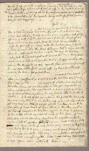 Seite 3, Brief von Abigail Adams an John Adams, 31. März - 5. April 1776 von American School