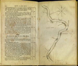Seiten aus The Western Pilot..., von Samuel Cummings, veröffentlicht von G. Conclin, Cincinnati, 1847 von American School