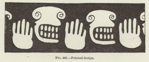 Gemaltes Design, Hände und Gesichter von American School
