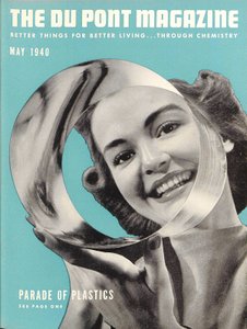 Parade der Kunststoffe, Titelseite des DuPont Magazins, Mai 1940 von American School