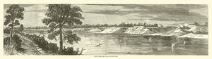 Port Hudson vom gegenüberliegenden Ufer, Mai 1863 von American School