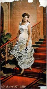 Porträt von Ada Gray als Lady Isabel von American School