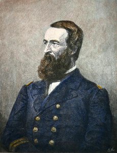 Porträt von David Dixon Porter (1813-91), Admiral der Bundesmarine