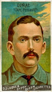 Porträt von Fred Dunlap, Pittsburgh Alleghenys