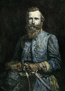 Porträt von General J.E.B. Stuart von American School