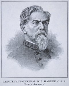 Porträt von Generalleutnant W.J. Hardee (1815-73) von American School