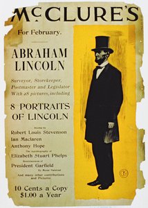 Plakat für die Februarausgabe von McClures Magazine von American School