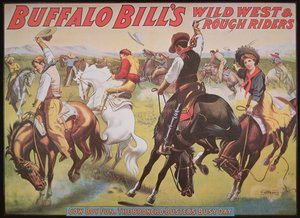 Plakat für Buffalo Bills Wild West Show von American School