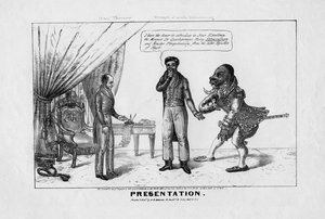 Präsentation, veröffentlicht von H R Robinson, New York, 1839 von American School