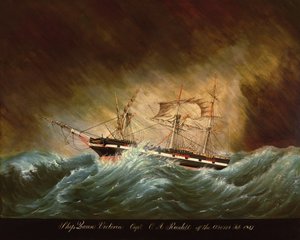 Königin Victoria, vor den Azoren