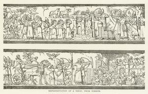 Darstellung einer Belagerung; aus Nimrud von American School