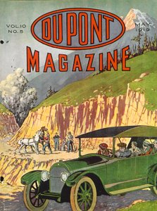 Straßenbau, Titelseite des DuPont Magazins, Mai 1919