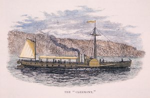 Robert Fultons (1765-1815) Dampfschiff 