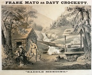 Sattelflicken, Plakat für Davy Crockett mit Frank Mayo