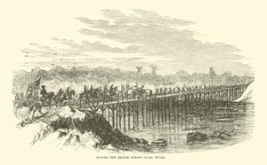 Rettung der Brücke über den Pearl River, April 1863 von American School