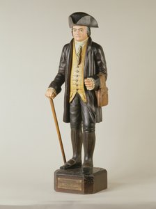 Skulptur von Diedrich Knickerbocker, die in der Knickerbocker Hall in New York City stand, um 1850-67