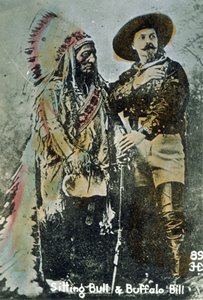Sitting Bull und Buffalo Bill, ca. 1885 von American School