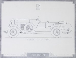 Speedster - LeMans Modell, DuPont Motorwagen, 1921