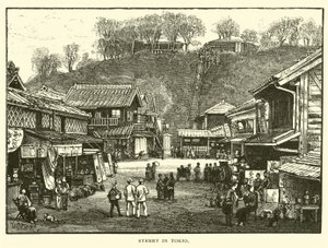 Straße in Tokio von American School