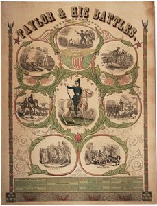 Taylor und seine Schlachten, gedruckt von Rufus Blanchard aus Cincinnati und veröffentlicht von Ensign & Thayer, New York, 1847