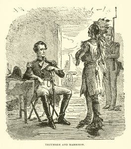 Tecumseh und Harrison von American School