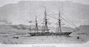 Die Alabama in Port Royal, Jamaika von American School