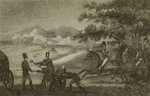 Die Schlacht von Guilford, 1780-90 von American School