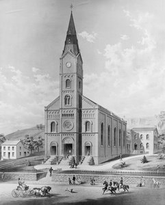 Die Bonaventura Kirche, Fairmont, Ohio von American School