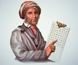Der Cherokee-Gelehrte, Sequoyah (1776-1843)